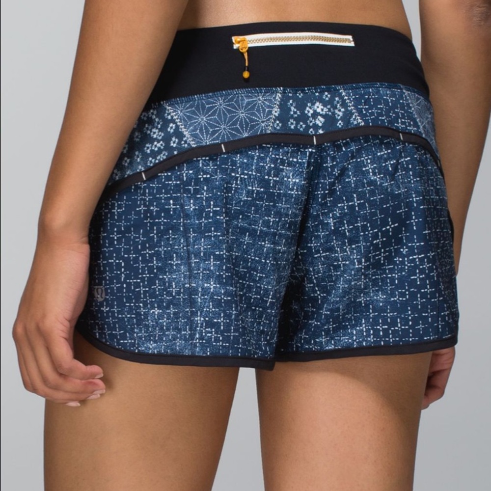 Lululemon Run: Speed Short *Sashiko Rare